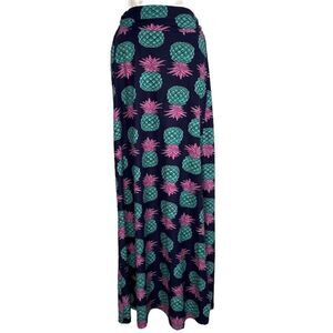 EEVEE Blue Purple‎ Teal Pineapple Skirt Dress Small